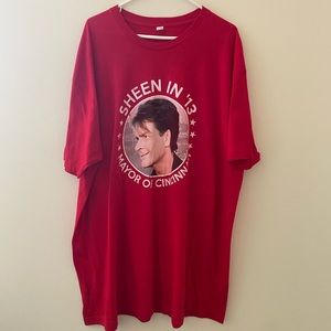 Charlie Sheen Mayor of Cincinatti Campaign Shirt